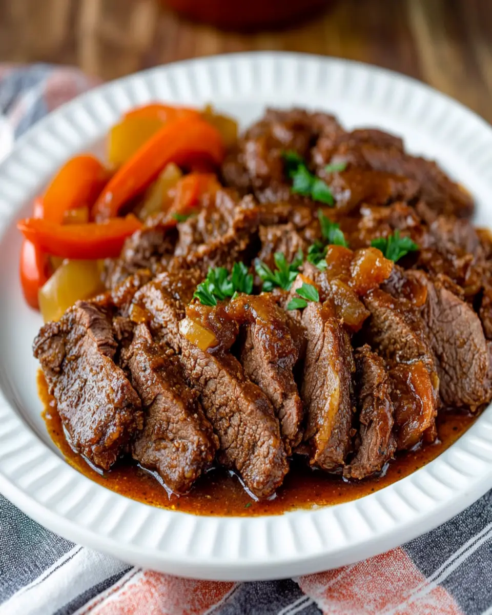 Slow Cooker Sweet And Sour Beef Roast First Image First Image