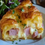 Ham & Cheese Croissant Casserole First Image First Image