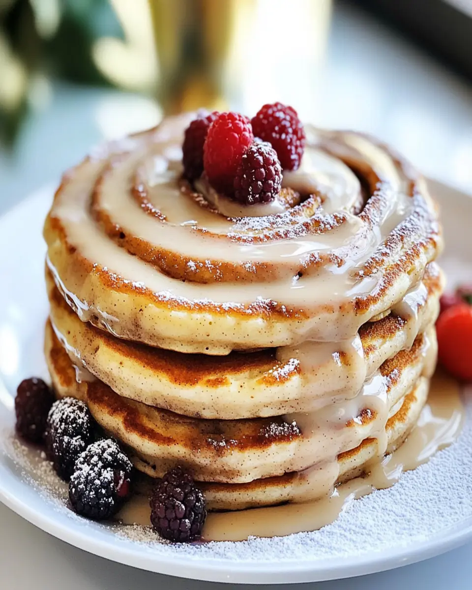 Cinnamon Roll Pancakes First Image First Image
