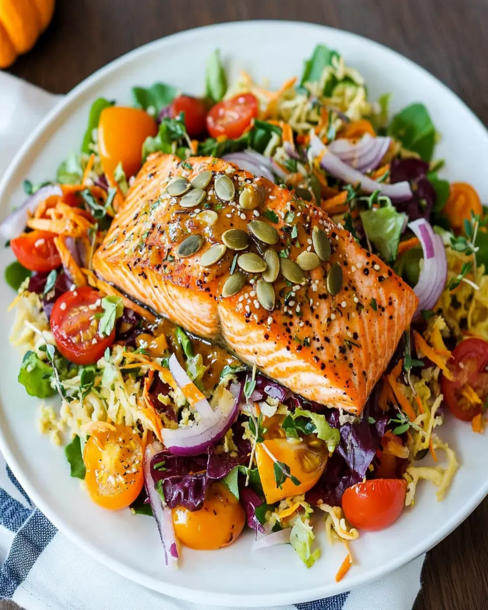 Harvest Maple Mustard Salmon Salad First Image First Image