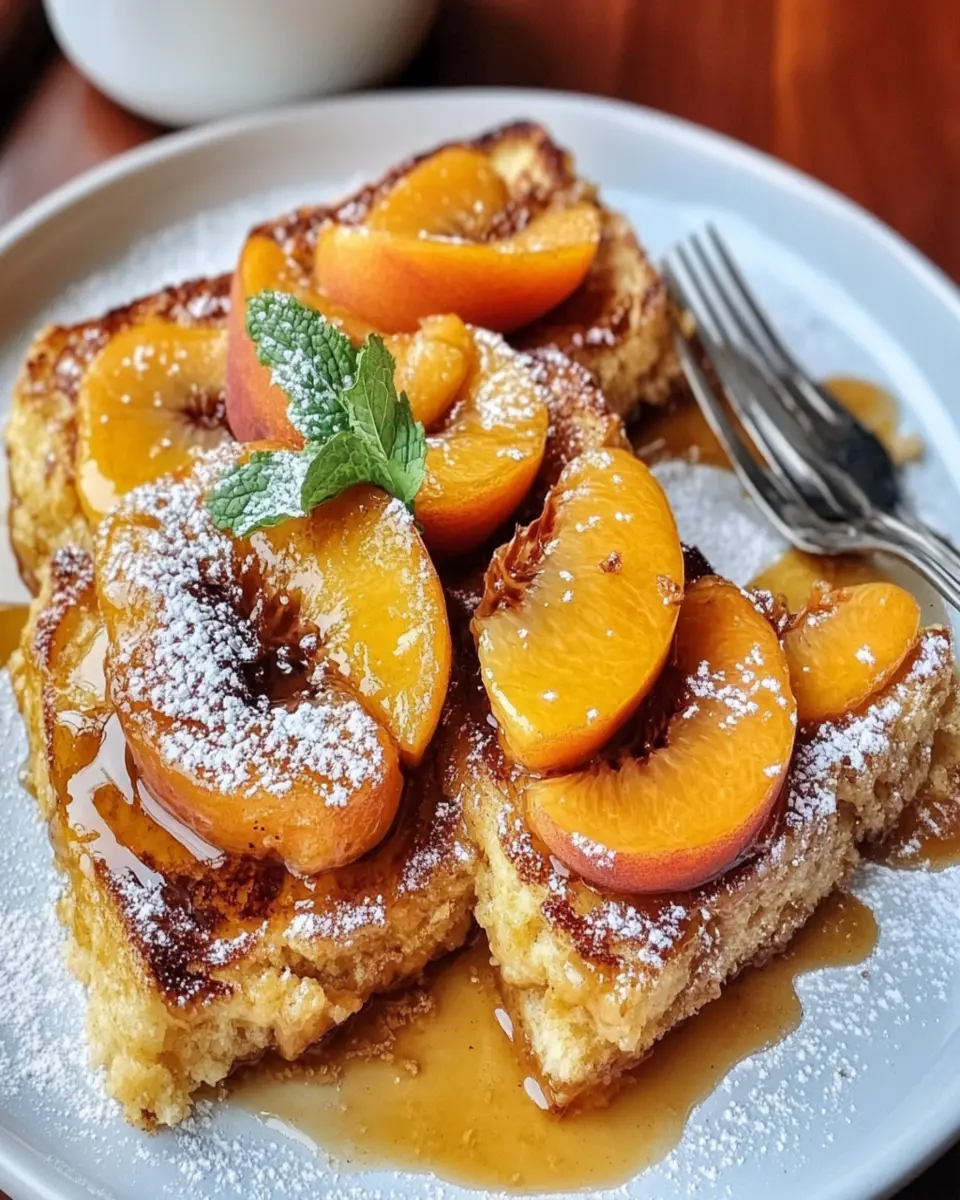 Peach Cobbler French Toast First Image First Image