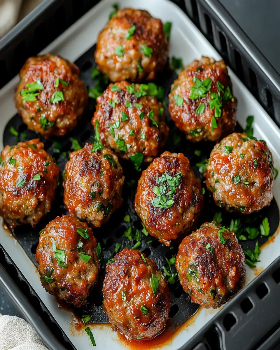 Air Fryer Meatballs First Image First Image