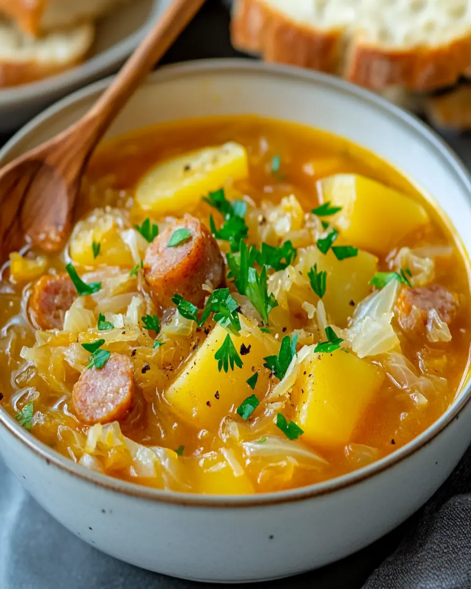Sauerkraut Soup Recipe First Image First Image
