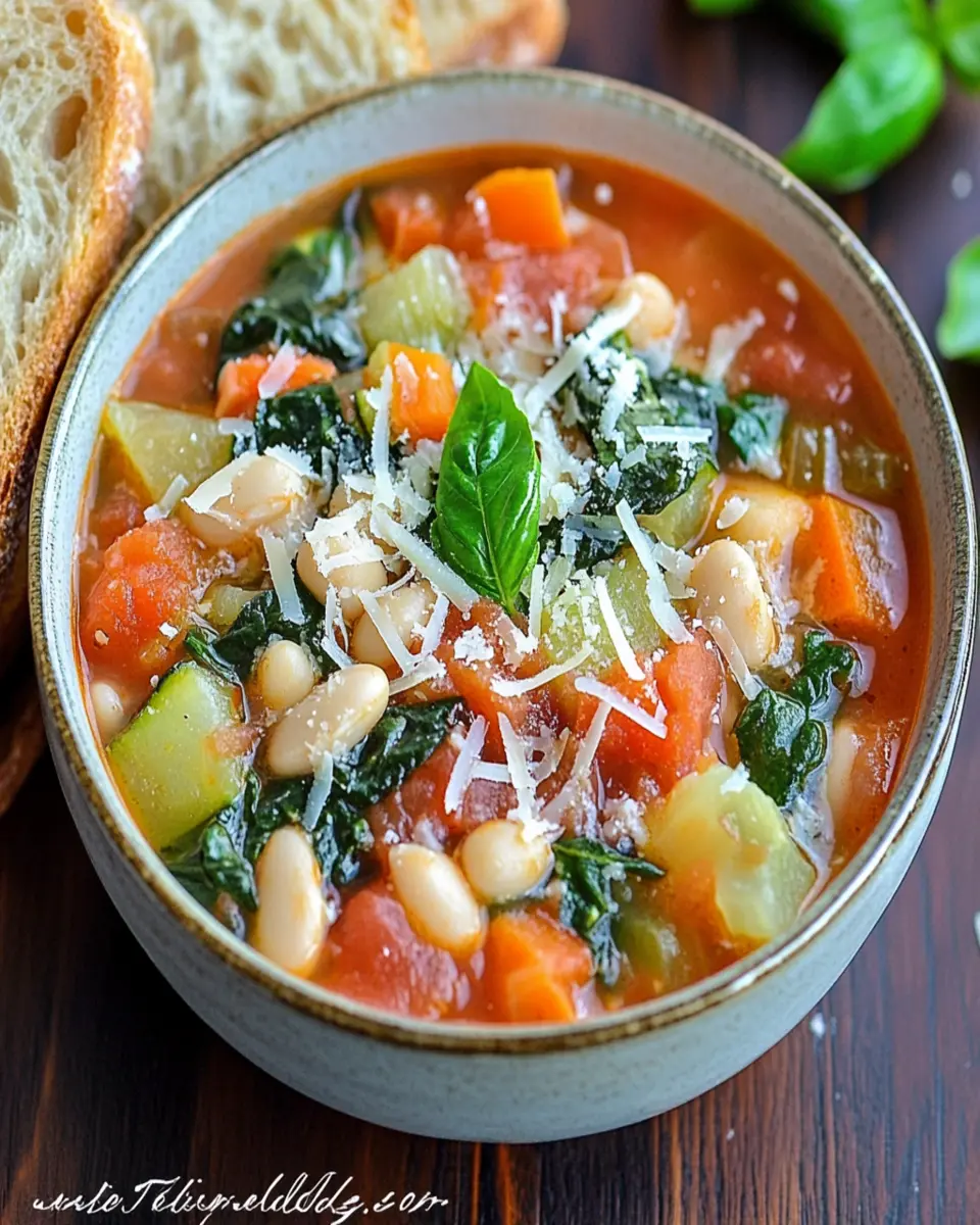Healthy Tuscan Soup First Image First Image