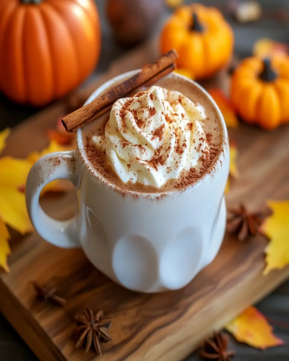 Hot Pumpkin Cocoa for Kids First Image First Image