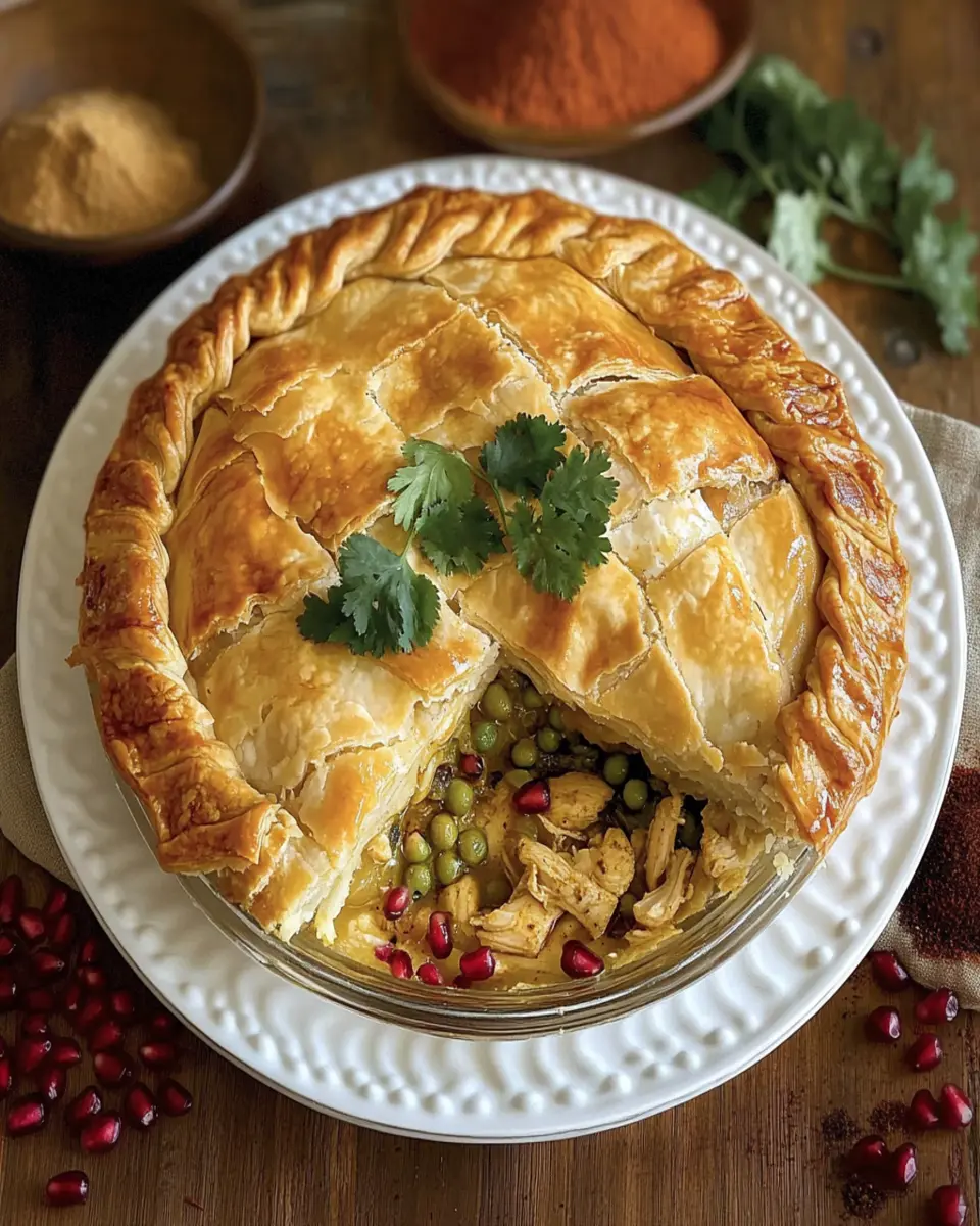 Rustic Moroccan Chicken pie First Image First Image