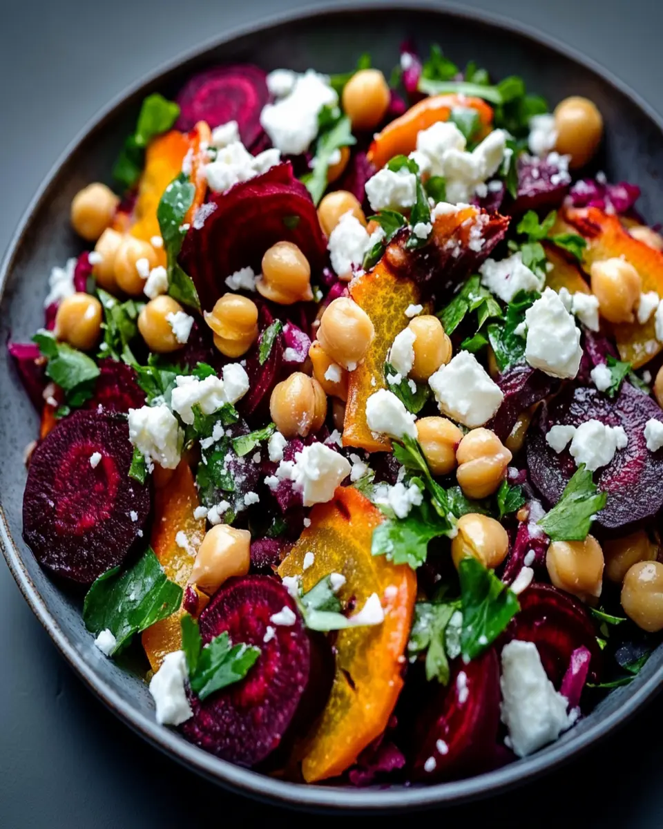 Beetroot and Chickpea Salad First Image First Image