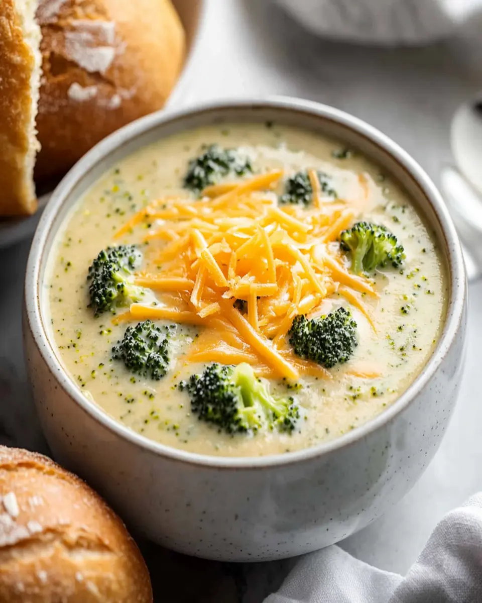 Creamy Panera-Style Broccoli Cheddar Soup First Image First Image