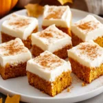 Pumpkin Bars with Cream Cheese Frosting First Image First Image