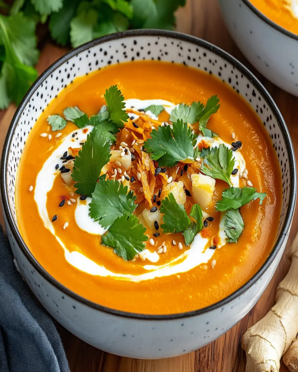 Carrot and Ginger Soup Recipe First Image First Image
