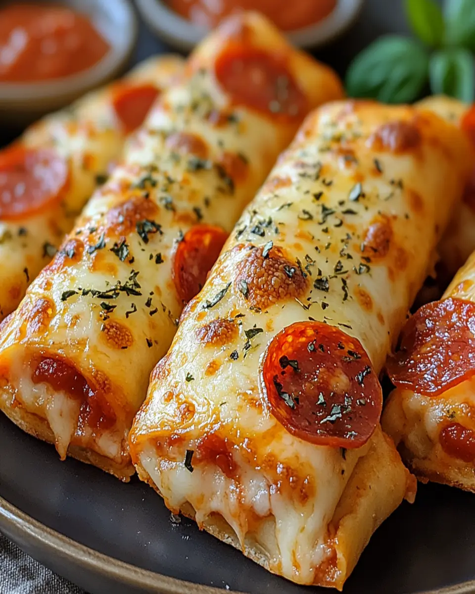 Pepperoni Cheese Pizza Sticks First Image First Image