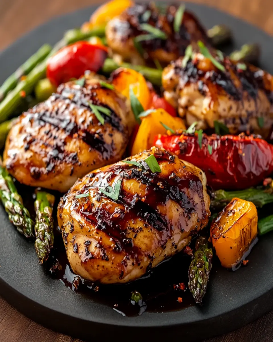 Honey Balsamic Glazed Chicken First Image First Image