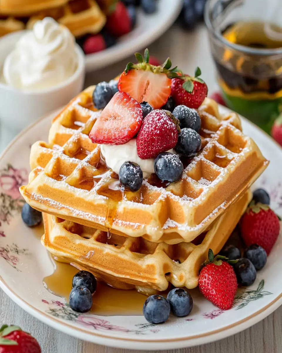 Homemade Waffles First Image First Image