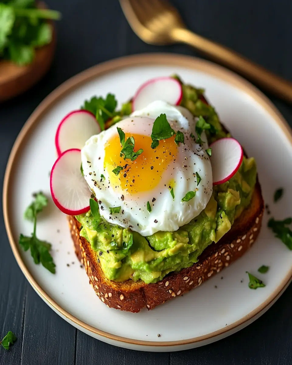 Avocado Toast with Poached Egg First Image First Image