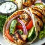 Greek Chicken Wraps with Garlic Yogurt Sauce Ingredients First Image First Image