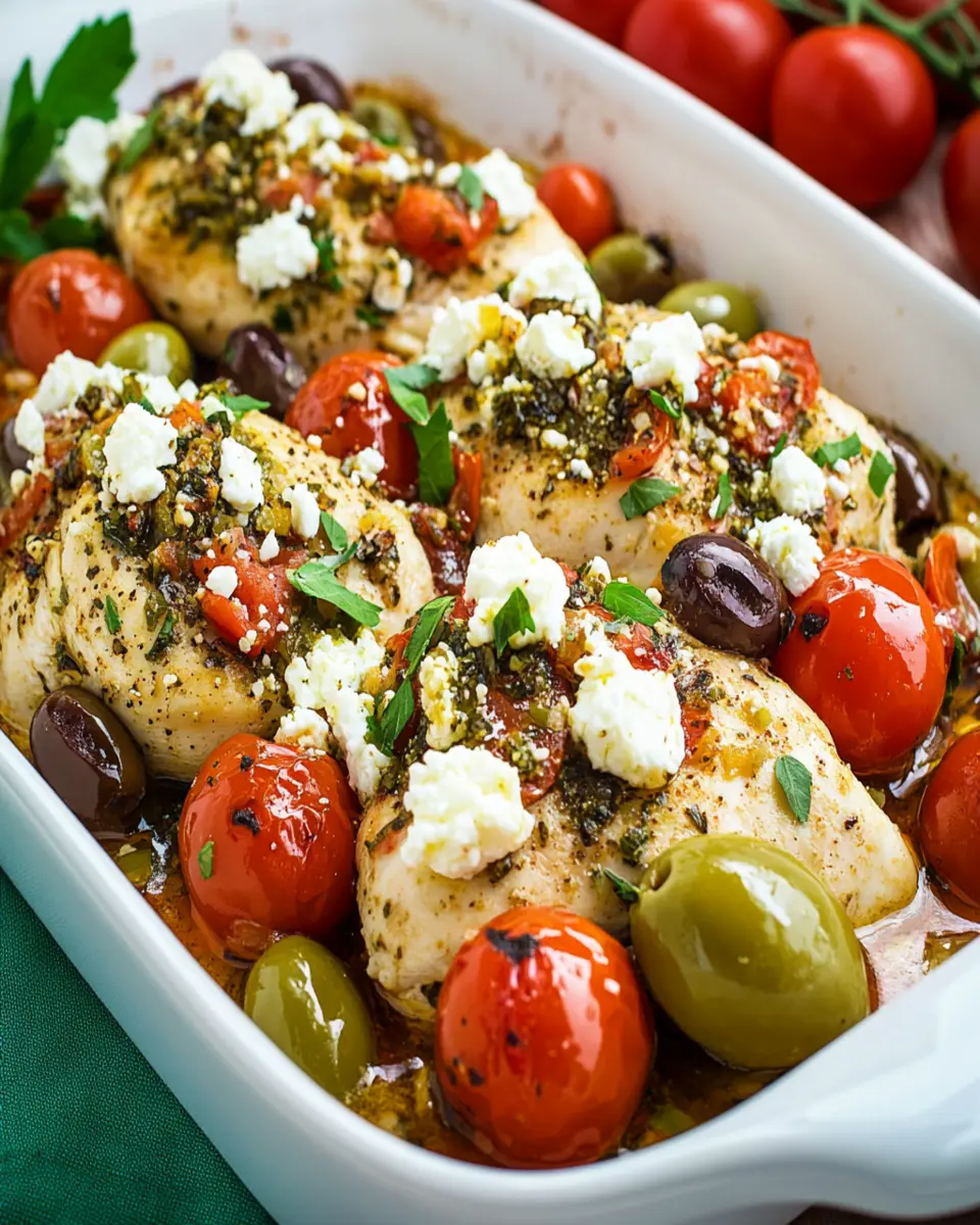 Mediterranean Chicken Bake First Image First Image