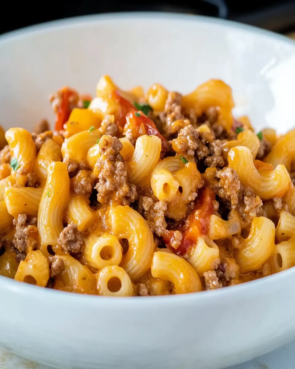 Homemade Cheesy Hamburger Helper First Image First Image
