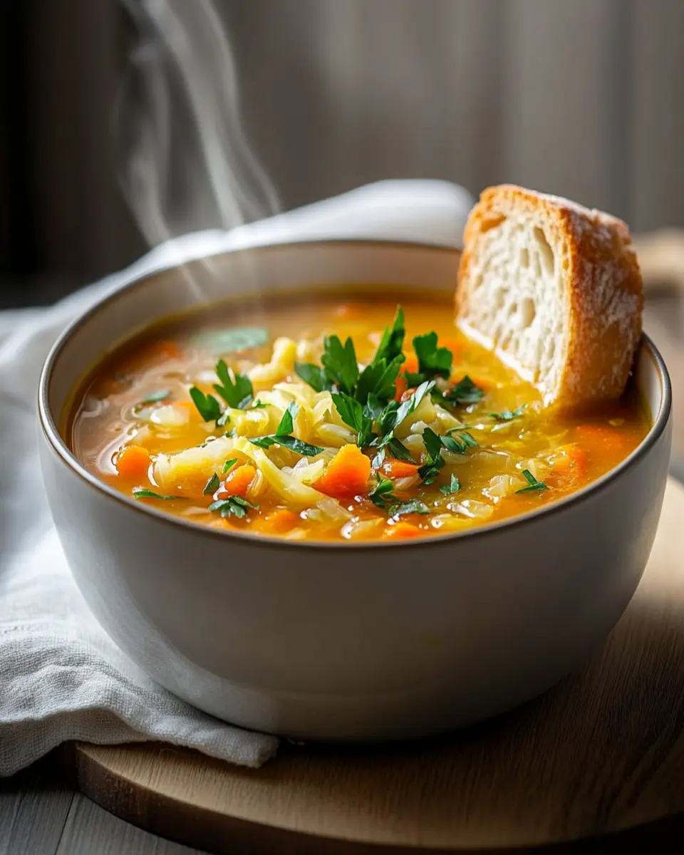 Cabbage and Carrot Soup First Image First Image