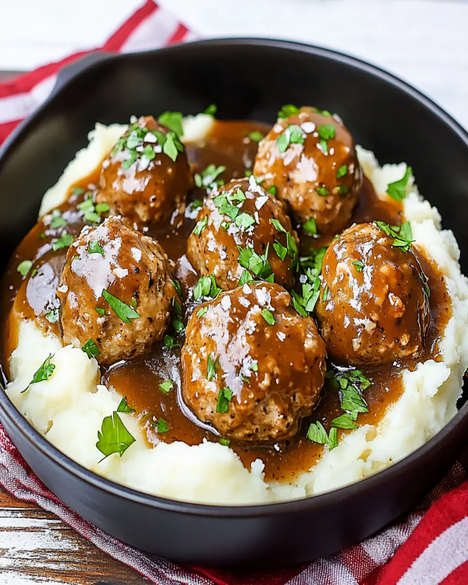 Chicken Marsala Meatballs First Image First Image