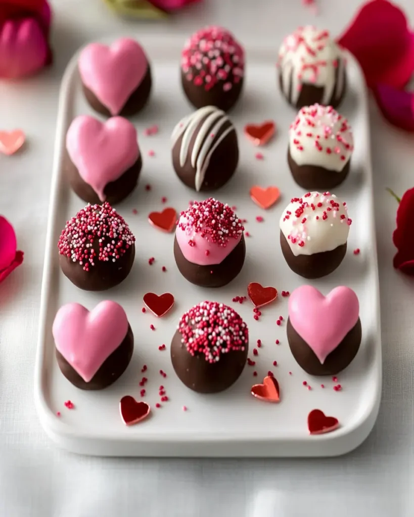 No-Bake Valentine Oreo Truffles First Image First Image