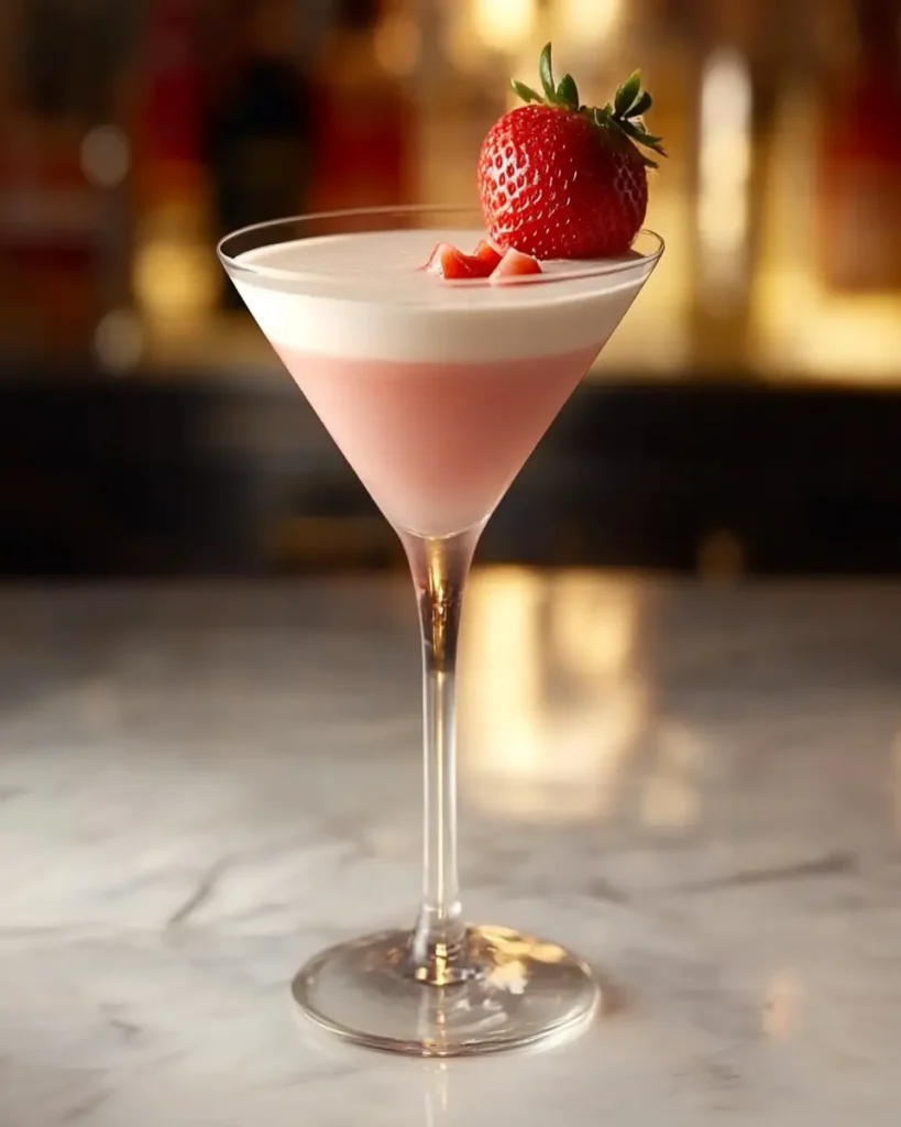 Strawberries and Cream Martini First Image First Image