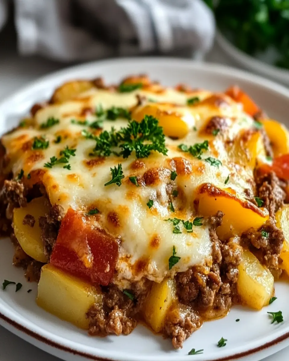 Hobo Casserole Ground Beef Recipe Perfect First Image First Image