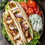 Easy Mediterranean Chicken Gyros First Image First Image